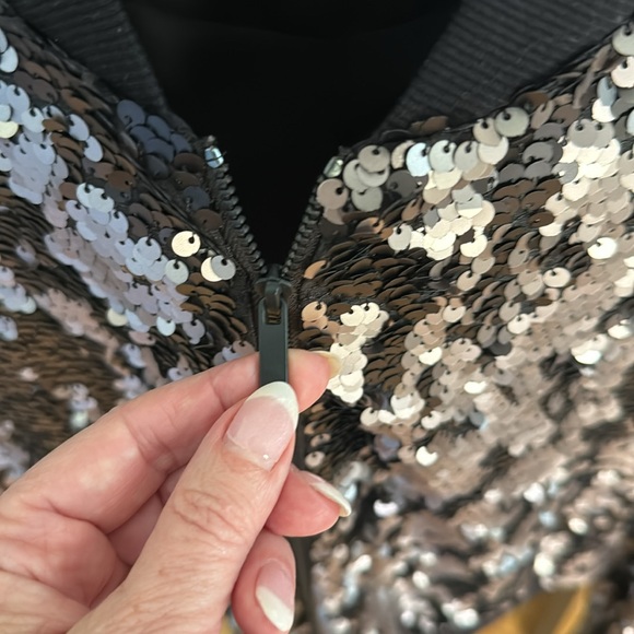 1 State sequin jacket size medium NWOT - Picture 3 of 6